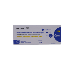 Bioteke 4 w 1 Covid-19, Flu A+B, RSV Antygen Rapid Test Zestaw testowy
