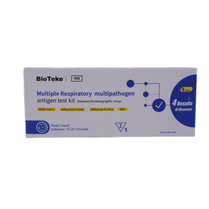 Zestaw do wieloczynnikowego testu antygenu wielopatogenowego układu oddechowego na obecność Covid Flu Rsv (test immunochromatograficzny)