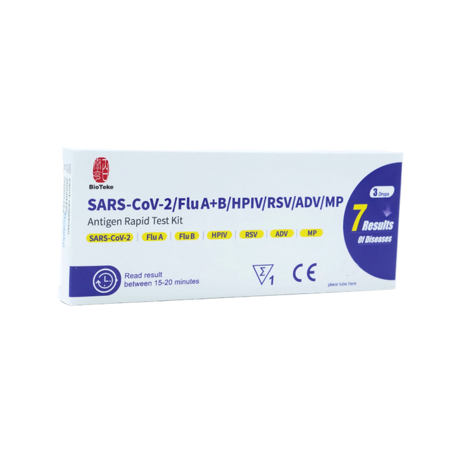 Zestaw szybkiego testu na antygen SARS-CoV-2/Flu A+B/HPIV/RSV/ADV/MP