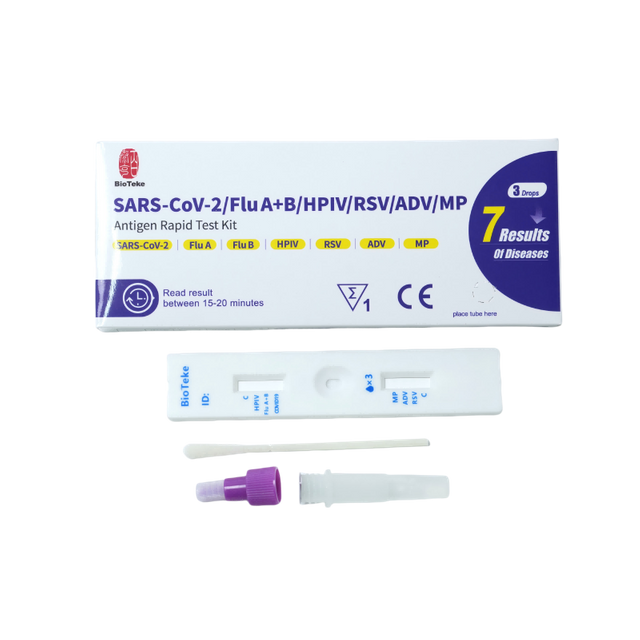 7 w 1 SARS-COV-2/Flu A+B/HPIV/RSV/Adv/MP Zestaw szybkiego testu