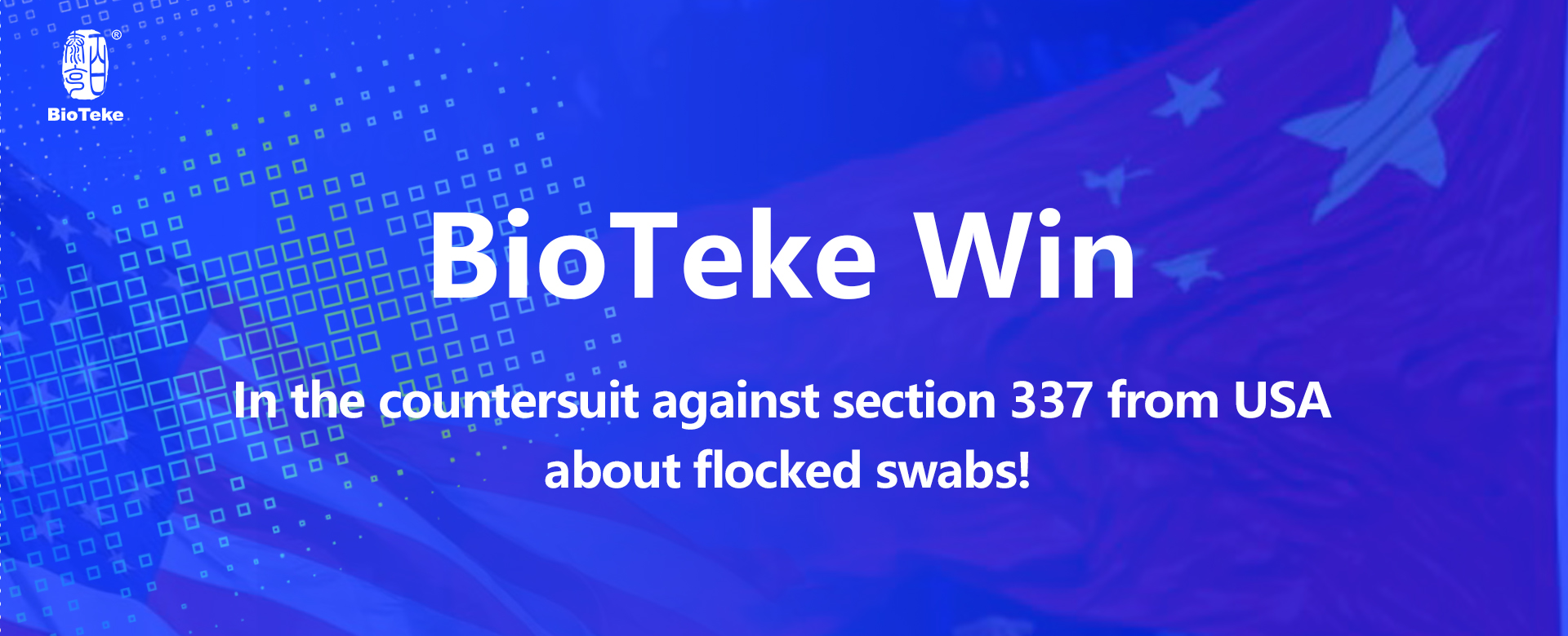 BioTeke wygrywa w kontrataku z sekcją 337 z USA!